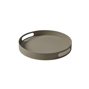 Royal seasons® Siësta dienblad rond D42 cm espresso