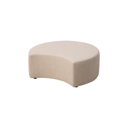 Royal seasons® Siësta poof halve maan beige