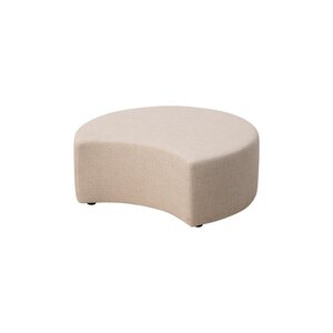 Royal seasons® Siësta poof halve maan beige