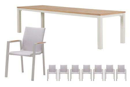 Royal seasons® Solare/Atlanta dining set voor 8 personen - afbeelding 1