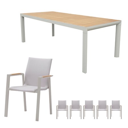 Royal seasons® Solare/Bahia dining set voor 6 personen - afbeelding 1