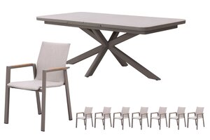 Royal seasons® Solare dining set voor 8 personen - afbeelding 1