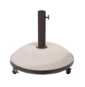 Royal seasons® Tirana parasolvoet 35kg cream op wielen rond