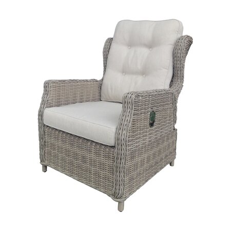 Royal seasons® Xavi loungefauteuil met hocker - afbeelding 2