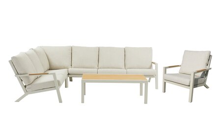 Solare hoek loungeset met fauteuil - afbeelding 1