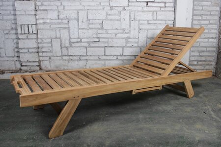 Timber® Oxford ligbed 200 x 62 x 35 cm - afbeelding 2